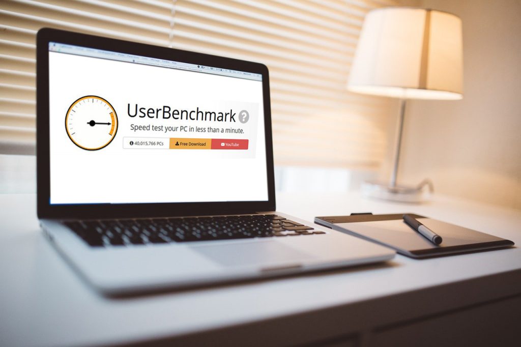 Using Userbenchmark on a laptop